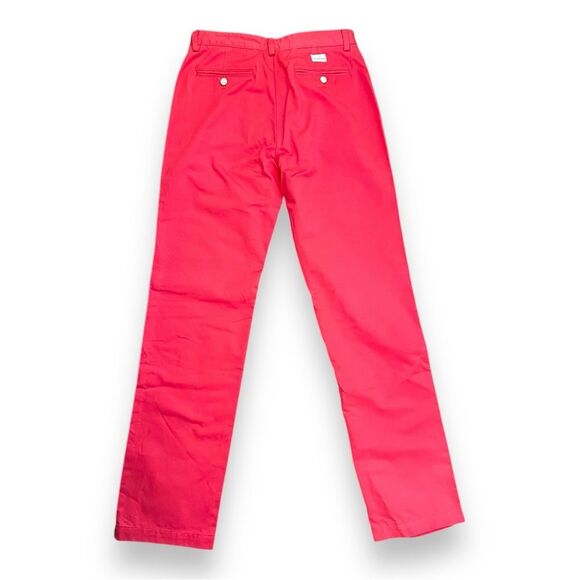 Vineyard Vines Classic Fit Club Pants Pink Cotton Lightweight Straight Leg 30x34 - Picture 2 of 7
